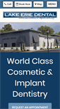 Mobile Screenshot of lakeeriedental.com